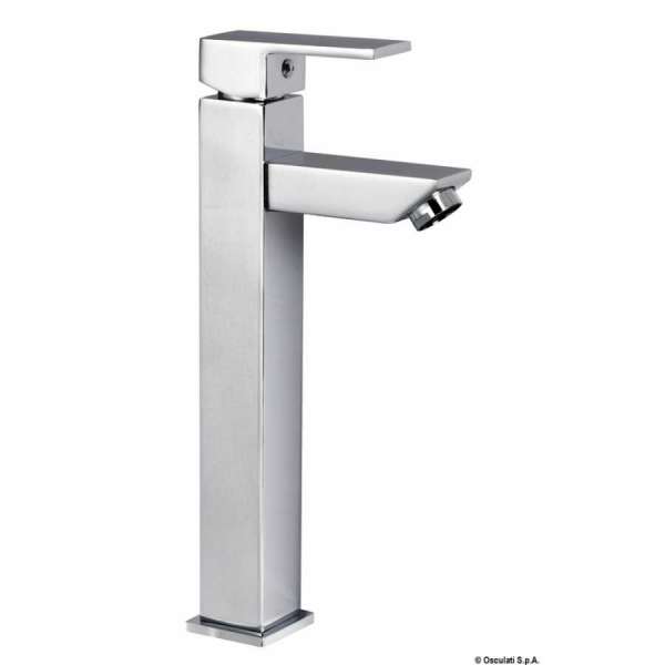 Rubinetto lavello bagno alto Square (da usare con lavelli tipo sporgente)