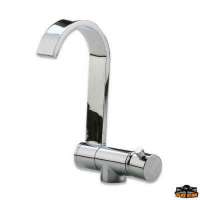 Rubinetto mixer canna piatta