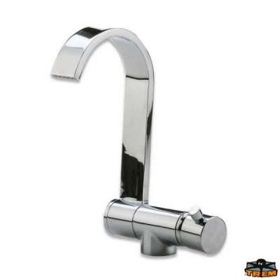 Rubinetto mixer canna piatta