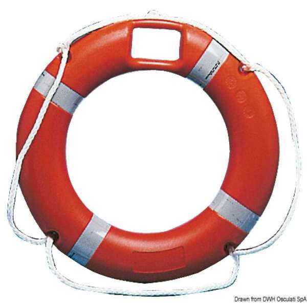 Salvagente anulare con vano per boetta