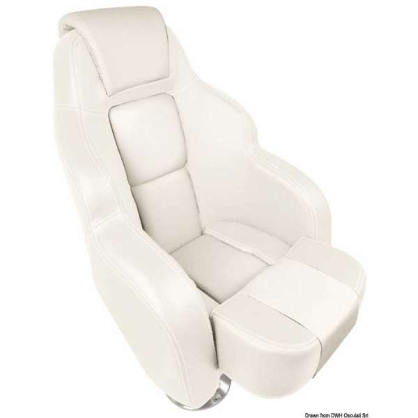 Sedile anatomico imbottito con flip up 3090