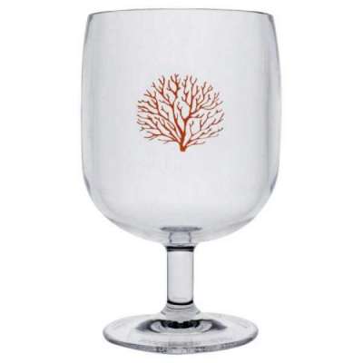 Set 6 bicchieri coppa Marine Business Coral impilabili in ecozen