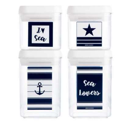 Set barattoli da cucina sea lovers