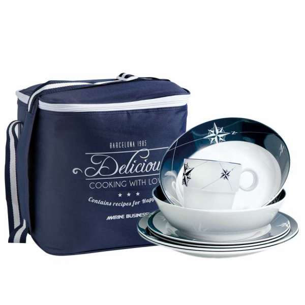 Set stoviglie melamina 4 persone Marine Business NORTHWIND