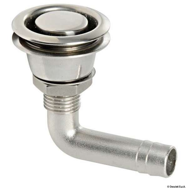 Sfiato carburante a filo in acciaio inox. 