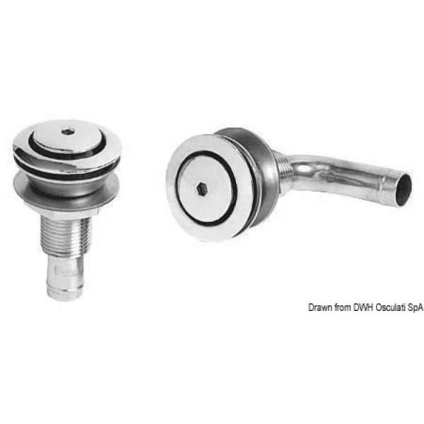 Sfiato carburante in Acciaio Inox AISI 316 fuso e lucidato a specchio