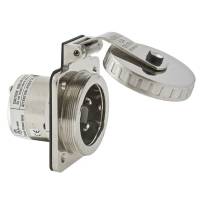Spina ad incasso Inox 50 Amp.