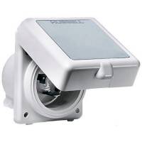 Spina ad incasso Pvc Bianco 32 Amp.