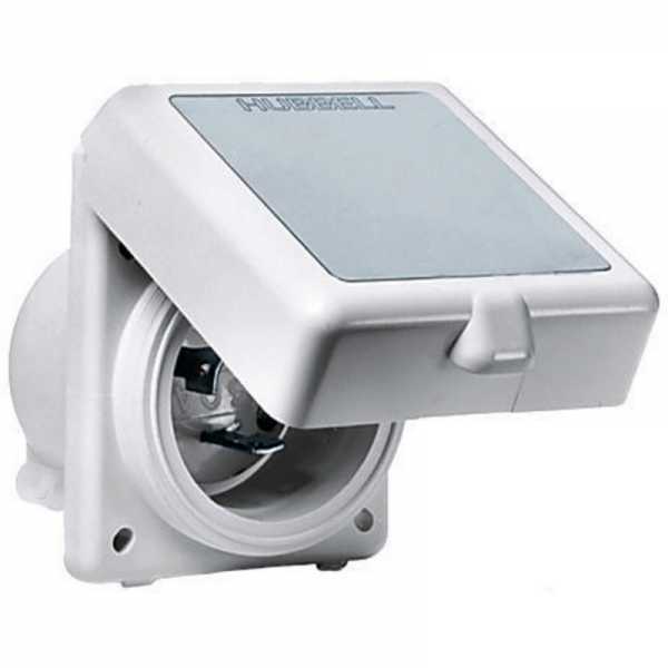Spina ad incasso Pvc Bianco 32 Amp.