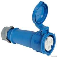 Spina corrente standard per attacco a banchina IP44
