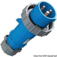 Spina corrente standard per attacco a banchina IP67