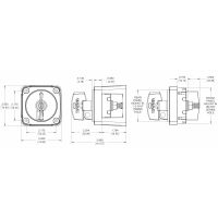 Stacca Batteria Con Chiave Sfilabile E Chiusura