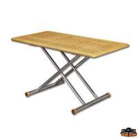Tavolo Top Magnum Silver con piano in carabottino