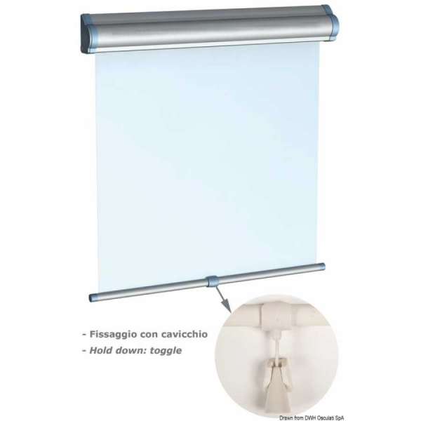 Tenda avvolgibile a rullo OCEANAIR Skyshade Hatchshade 750 per boccaporti e finestre 