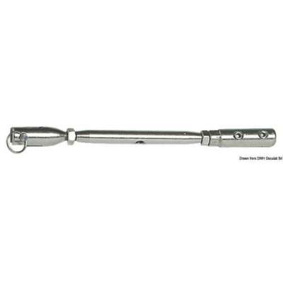 Tenditore con incorporato terminale con brugole inox