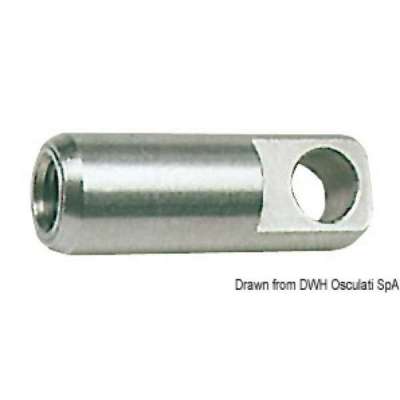 Terminale ad occhiello in acciaio inox