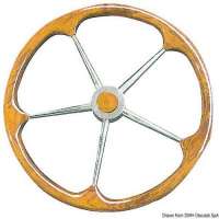 Timone con cerchio esterno in teak