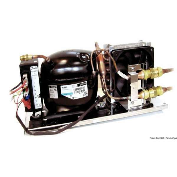 Unità refrigerante ISOTHERM by Indel Webasto Marine Secop completa di evaporatore ventilato VE150