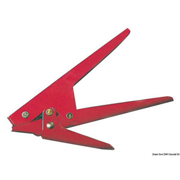 Utensile per tensionare e tagliare le fascette