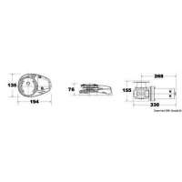 Verricello LEWMAR CPX0 basso (500 W)
