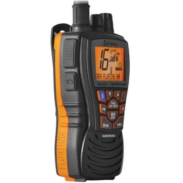 VHF portatile Cobra Marine MR HH500 FLT BT EU galleggiante e immergibile