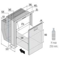 Vitrifrigo DW51 OCX2 RFX frigo a cassetto in acciaio inox