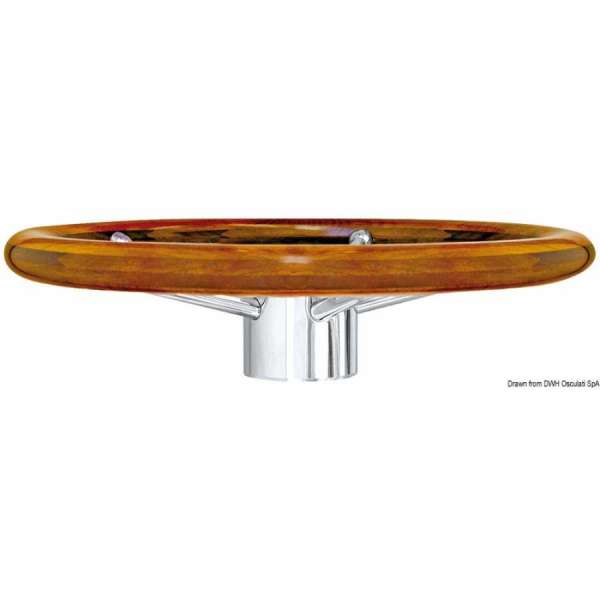 Volante con corona in teak