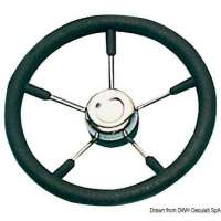 Volante con razze in acciaio inox