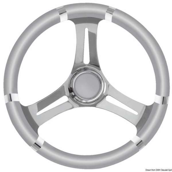 Volante con razze in Acciaio Inox