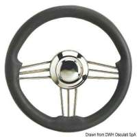 Volante con struttura in Acciaio Inox lucidato a specchio