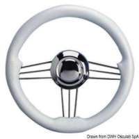 Volante con struttura in Acciaio Inox lucidato a specchio