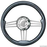 Volante con struttura in Acciaio Inox lucidato a specchio