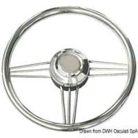 Volante con struttura in Acciaio Inox lucidato a specchio