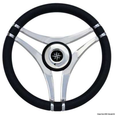 Volante Impact con razze in acciaio inox