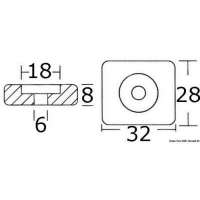 Zinco per Honda 8/20 HP